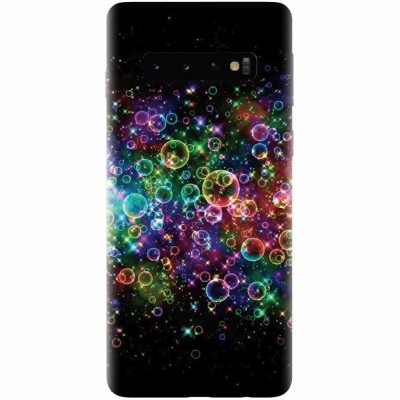 Husa silicon pentru Samsung Galaxy S10 Plus, Rainbow Colored Soap Bubbles foto