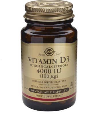 Vitamin D3 4000IU Solgar 60cps foto