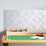 vidaXL Plăci striate antiderapante, 2 buc., 50x30 cm, aluminiu