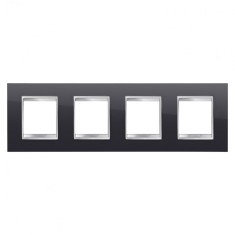 Rama Ornament 4P LUX Gewiss Chorus negru GW16228TN