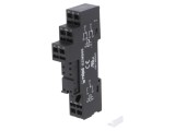 Stativ PIN 8 10A 300VAC pentru șină DIN cu cleme cu arc