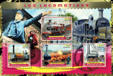 MALI 2022 - Locomotive / set complet colita + bloc, Stampilat