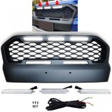 Grila sport cu fagure neagra cu LED, potrivita pentru Ford Ranger T7 16-19 2.2 3.2 Performance AutoTuning