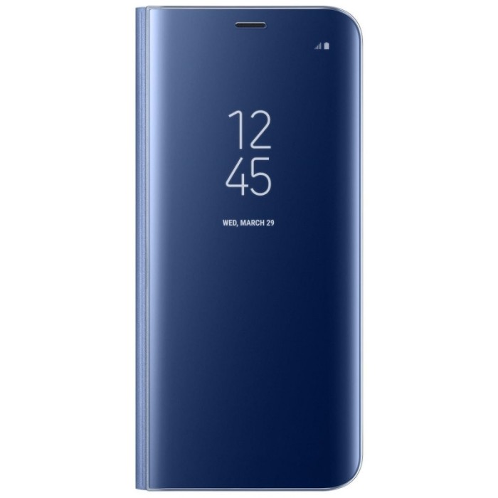 Husa XIAOMI Mi Note 10 - Flip Wallet Clear (Bleumarin) Blister