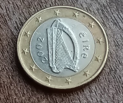 C50 - Moneda foarte veche - 1 euro - Irlanda - 2002 foto