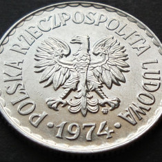 Moneda 1 ZLOT - POLONIA, anul 1974 *cod 2487 A