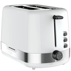 Prajitor de paine Heinner HTP-850WHSS, 850 W, 7 nivele rumenire, 2 felii, Alb