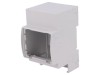 Carcasa sina DIN ITALTRONIC gri 3 module ABS Policarbonat 90.5x53.5x62mm