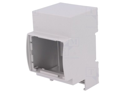 Carcasă pentru șină DIN gri, 3 module foto