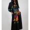 ROCHIE MAXI CU BUZUNARE SI MANECA LUNGA DRAGONFLY TALIE UNICA Multicolora