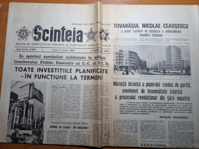 scanteia 6 martie 1987-foto barlad,combinatul calarasi,comuna crasna salaj foto