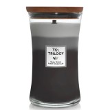 WoodWick Warm Woods Trilogy Candle - Lumanare parfumata, 609.5 gr