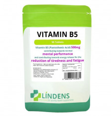 Lindens Vitamina B-5 500mg 3-Pack 270 Comprimate foto