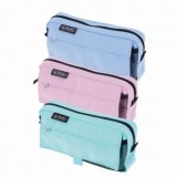 Penar tip Etui, 2 compartiment, Diverse Culori Pastel
