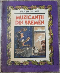Muzicantii din Bremen - Fratii Grimm// ilustratii Vasile Olac foto