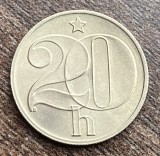 C50 - Moneda foarte veche - Cehoslovacia - 20 haleru - 1989