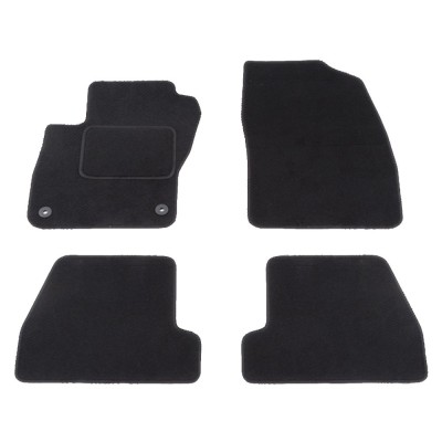 Set covorase auto mocheta Velor FORD FOCUS III, 12.2010-08.2018, negru, foto