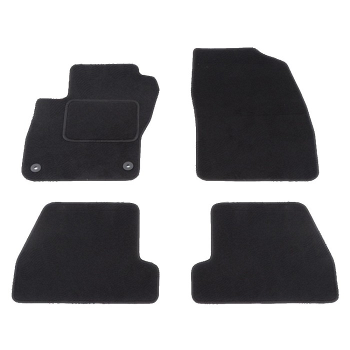 Set covorase auto mocheta Velor FORD FOCUS III, 12.2010-08.2018, negru,