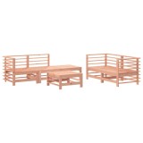 Set mobilier relaxare gradina, 6 piese, lemn masiv Douglas
