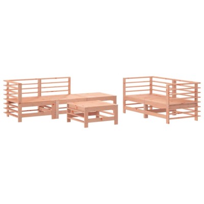 Set mobilier relaxare gradina, 6 piese, lemn masiv Douglas foto
