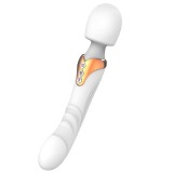 Cumpara ieftin Bagheta Magica, Doua capete, 20 metode de vibratii, Vibrator, 20,5cm, ALB