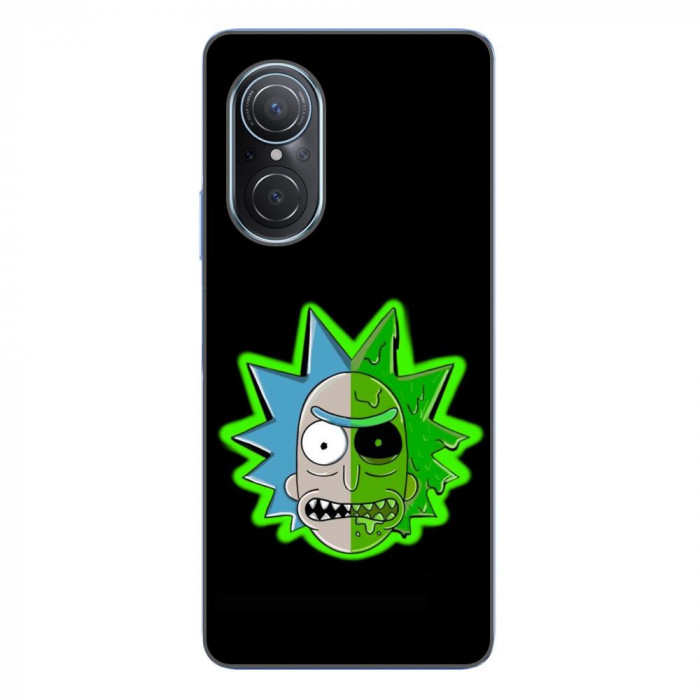 Husa compatibila cu Huawei Nova 9 SE Silicon Gel Tpu Model Rick And Morty Alien