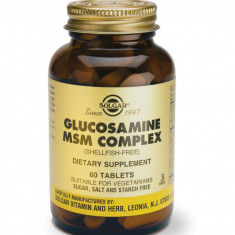 GLUCOSAMINE MSM COMPLEX (Shellfish Free) 60cpr SOLGAR