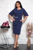 Cumpara ieftin Rochie Eleganta Celta Bleumarin - 58Marimea, Yves