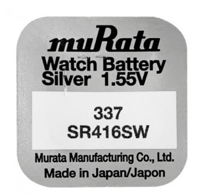 Pachet 10 baterii pentru ceas - Murata SR416SW - 337 foto
