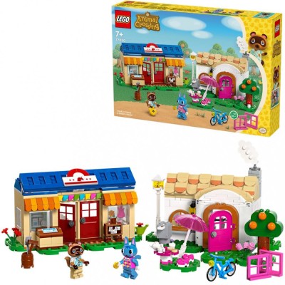 LEGO ANIMAL CROSSING NOOK S CRANNY SI CASA LUI ROSIE 77050 foto