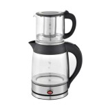 Set fierbator electric plus ceainic, argintiu, putere 2200W, capacitate 1.8L si 0.8L / ZLN 4858