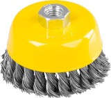 Perie cupa cu sarma rasucita Strend Pro TCB-500, 100 mm, M14x2, sarma 0,35 mm