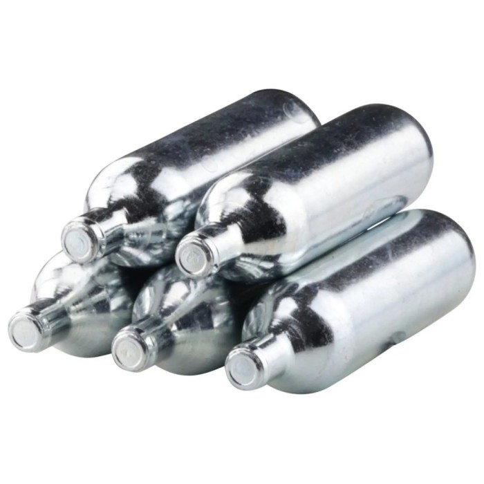 CO2 Kapseln f&uuml;r Champagner Protector: 5 Stk. (16g) - Spritzigkeit bewahren &amp; l&auml;nger genie&szlig;en