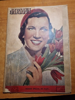 revista mariana 15 aprilie 1942-lucru de mana,moda,copii la tara foto