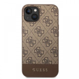 Guess Husa 4G Stripe Logo iPhone 14 Maro