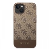 Guess Husa 4G Stripe Logo iPhone 14 Maro