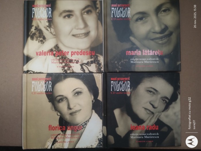 CD-Mari interpreți de folclor-M Lătărețu I.Radu F.Ungur Valeria P.Predescu