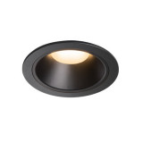 Spot incastrat, NUMINOS XL Ceiling lights, black Indoor LED recessed ceiling light black/black 3000K 55&deg;,, SLV