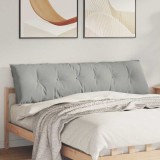 vidaXL Perna pentru spate Gri deschis 180 x 50 cm 42014946