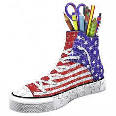 Puzzle Ravensburger Sneaker American Flag Pen Holder 108 Piece 3D foto