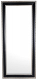 Oglinda monumentala cu o rama neagra cu argintiu LUP163