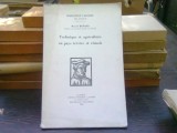 Technique et agriculture en pays trevire et remois - Marcel Renard (tehnica si agricultura)