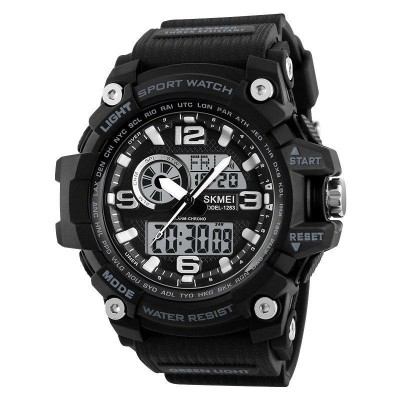 Ceas barbatesc Skmei Dual Time Led Quartz Digital foto