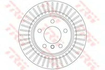 Disc frana BMW Seria 1 Cabriolet (E88) (2008 - 2013) TRW DF6313 foto