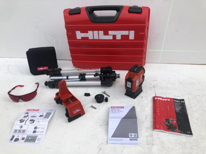 Nivela Laser Lini cu Lumina Verde Hilti PM 20-CGE Fabricatie 2021