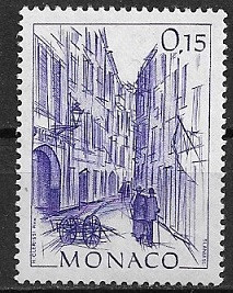 C3874 - Monaco 1984 - Pictura 1/8 neuzat,perfecta stare foto