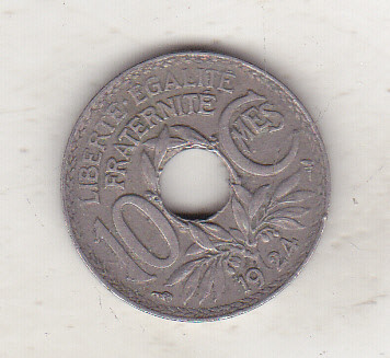 bnk mnd Franta 10 centimes 1924