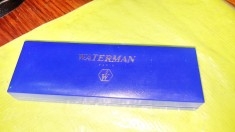 G124-Cutie Pix WATERMAN Paris 19,5/6,5 cm. Stare buna cu o pata in interior.