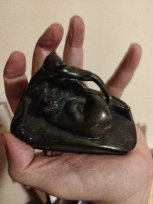 Statueta bronz nud antika