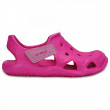 Saboți Crocs Swiftwater Wave Kids Roz - Neon Magenta